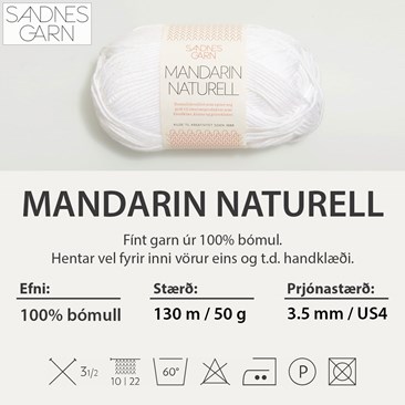 Mandarin Naturell