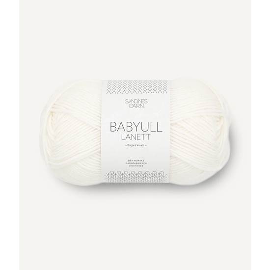 BABYULL LANETT white 50 gr - 1001