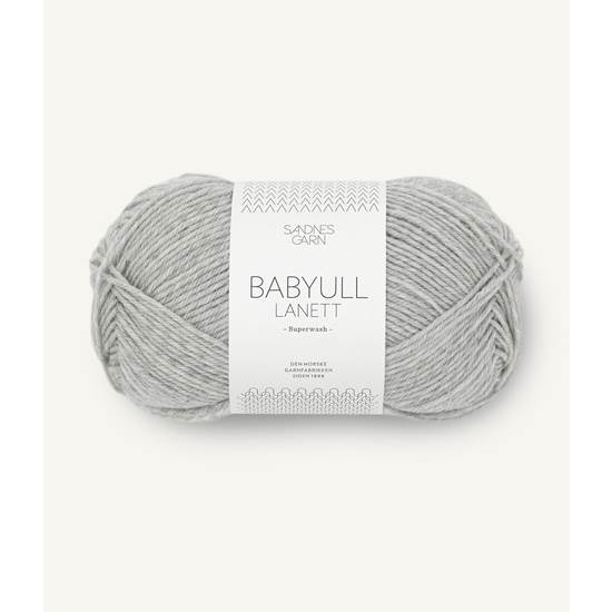 BABYULL LANETT light heathered grey 50 gr - 1022