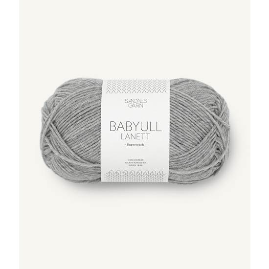 BABYULL LANETT light heathered grey 50 gr - 1032