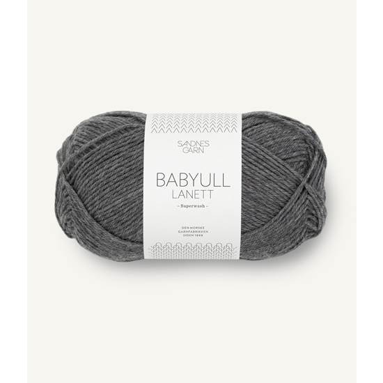 BABYULL LANETT dark heathered grey 50 gr - 1053