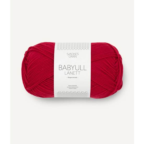 BABYULL LANETT red 50 gr - 4128