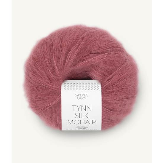 TYNN SILK MOHAIR dark vintage pink 25 gr - 4244