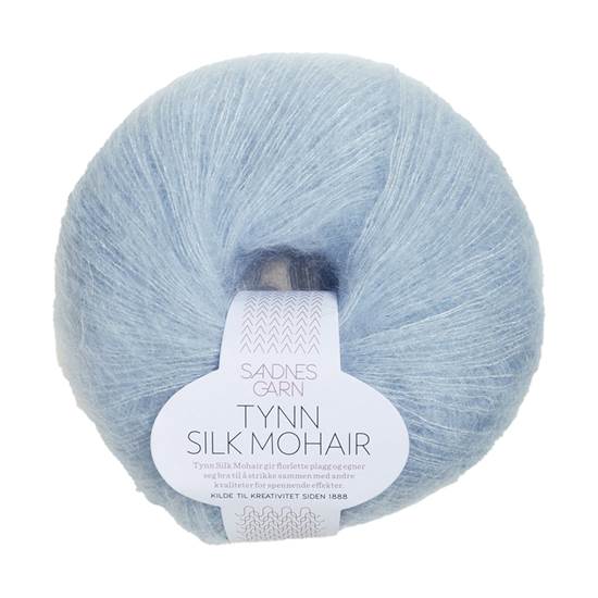 TYNN SILK MOHAIR light blue 25 gr - 6012