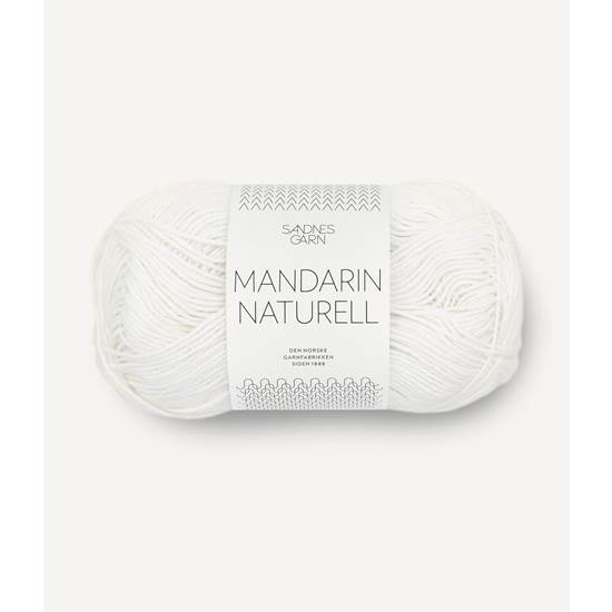 MANDARIN NATURELL white 50 gr - 1001