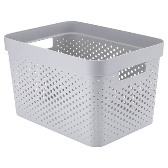 Basket INFINITY 17L plastic grey